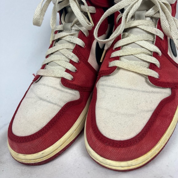 Nike Air Jordan 1 AJKO Retro High 'Chicago' 2010 Mens 9US Canvas/Leather Vintage - Picture 5 of 9